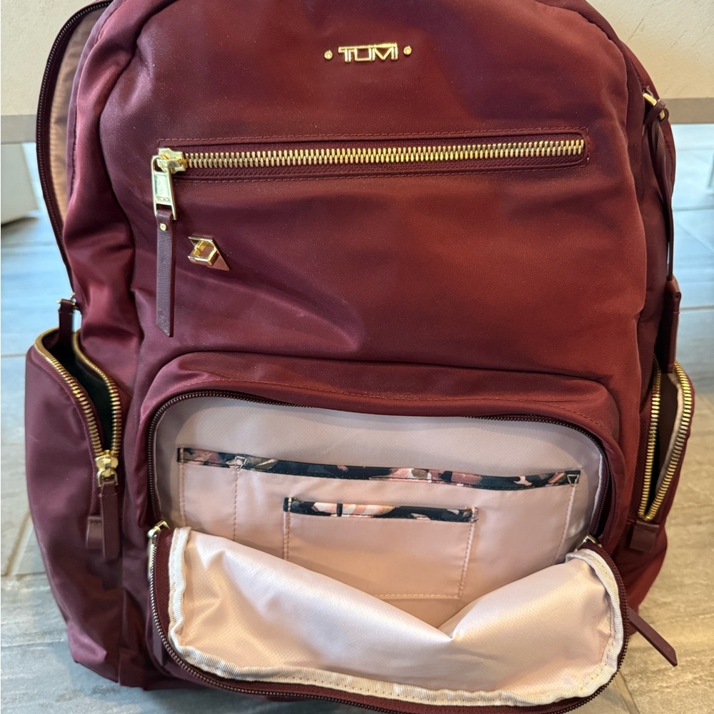 TUMI Women’s Burgundy Backpack